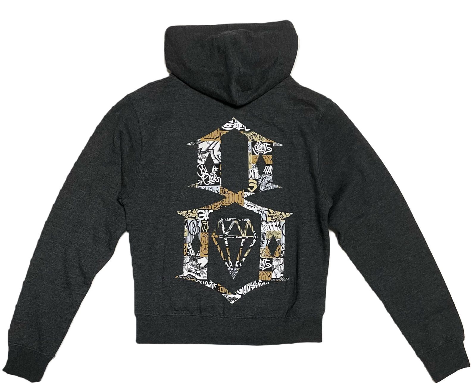 REBEL 8 ブラックパーカー 激レア！REBEL8ブラックパーカー フルジップ