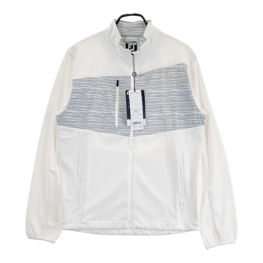 サイズ L FOOT JOY フットジョイ ジップジャケット ホワイト系 240101540379 ゴルフウェア メンズ ストスト