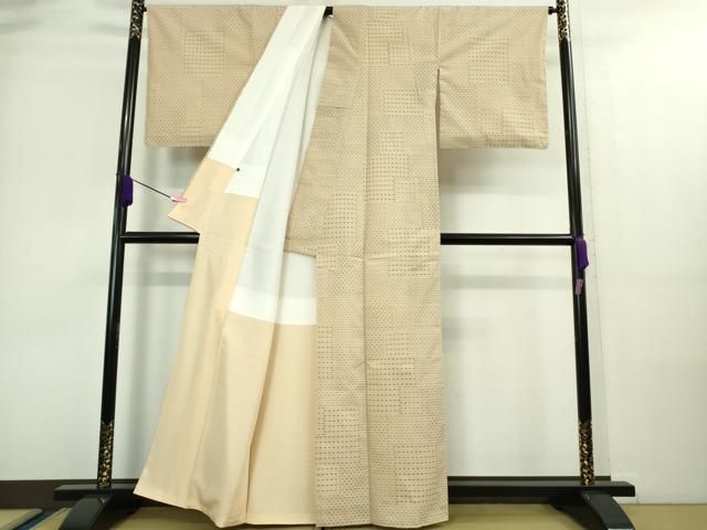 平和屋本店□極上 綿薩摩 東郷織物謹製 手織絣 さつま絣 實篤