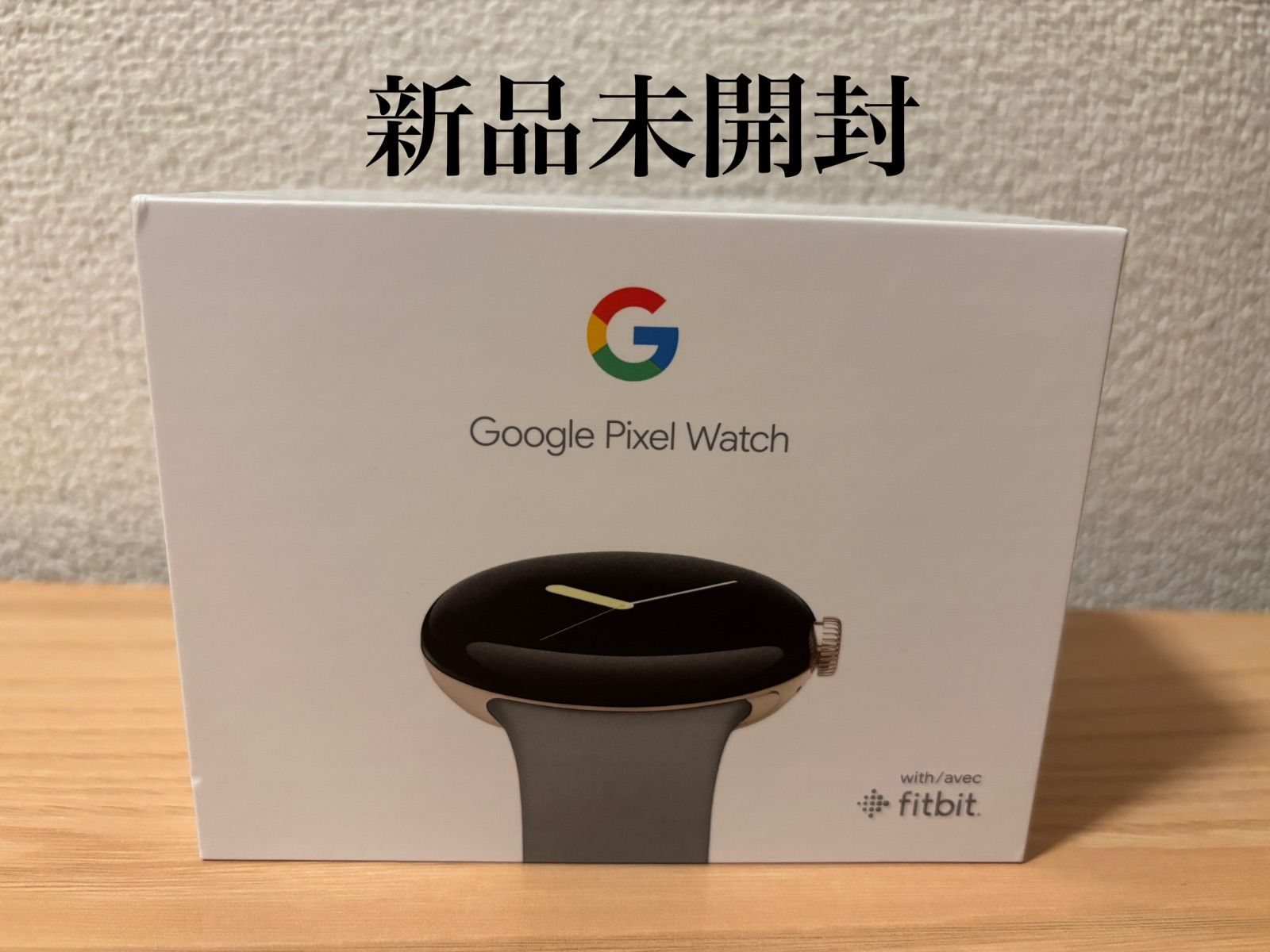 Google グーグル Pixel Watch Champagne G ステンレス ケース | Hazel アクティブ バンド GA04123-TW