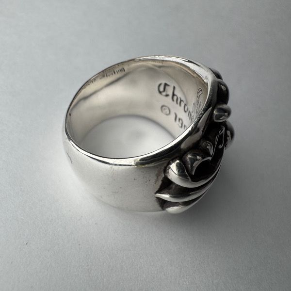 インボイス原本☆クロムハーツ キーパーリング KEEPER RING US7号 JP14