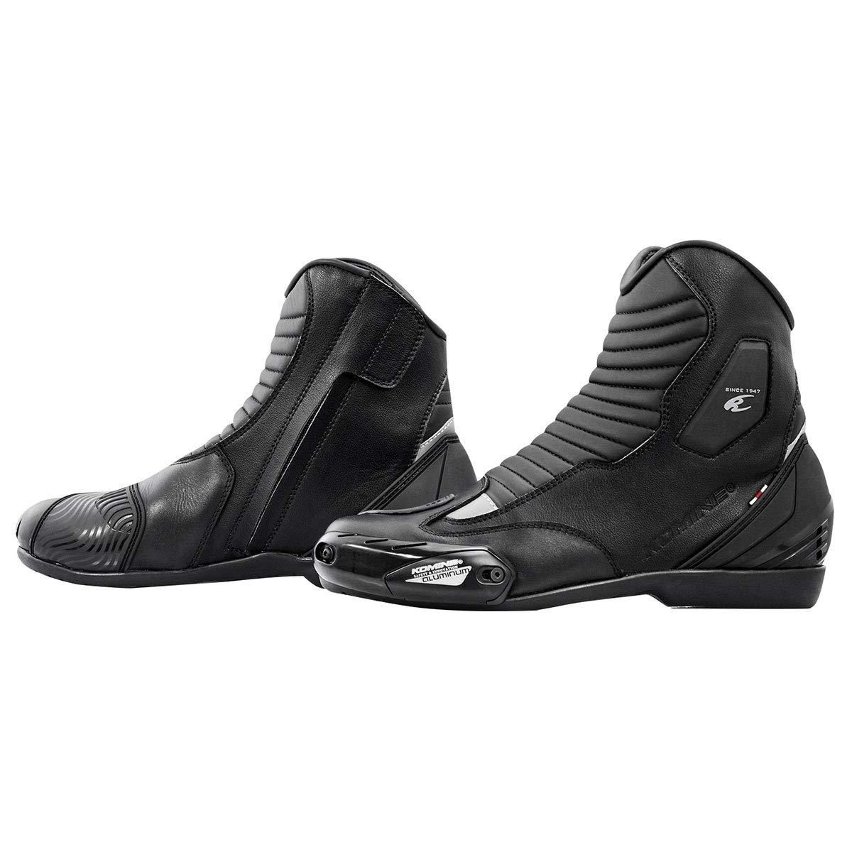 5営業日で発送 コミネ Komine BK-085 WP RIDING SHORT BOOTS BK 26.0 品番 05-085 BK 26.0