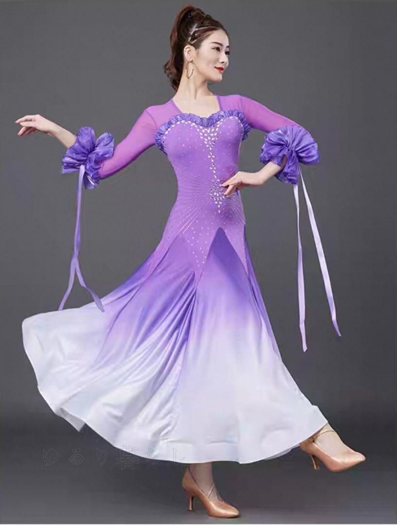 練習着にも最適✨スタンダードドレス 発表会やダンスパーティにも！ 大人気❤️スタンダードドレス ダンスパーティーや発表会、デモに最適