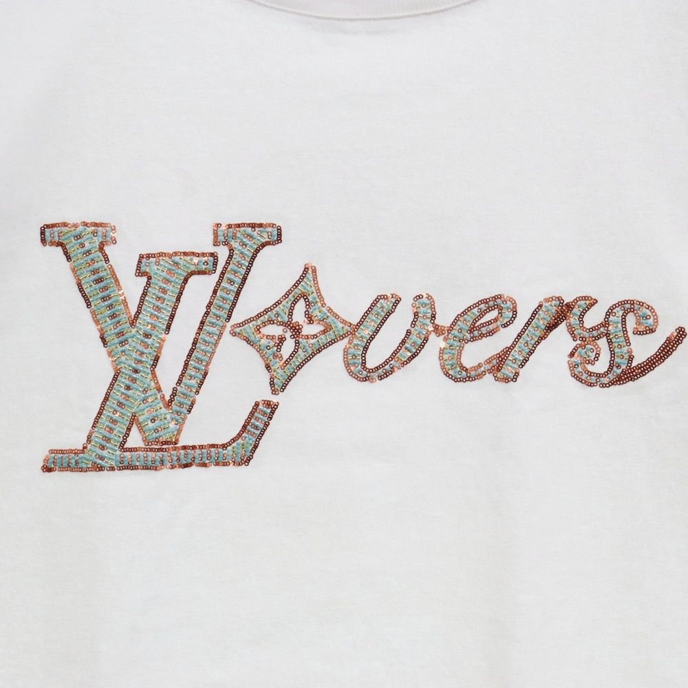LOUIS VUITTON (ルイヴィトン) 24AW LVLovers ビジューロゴ装飾 半袖T  