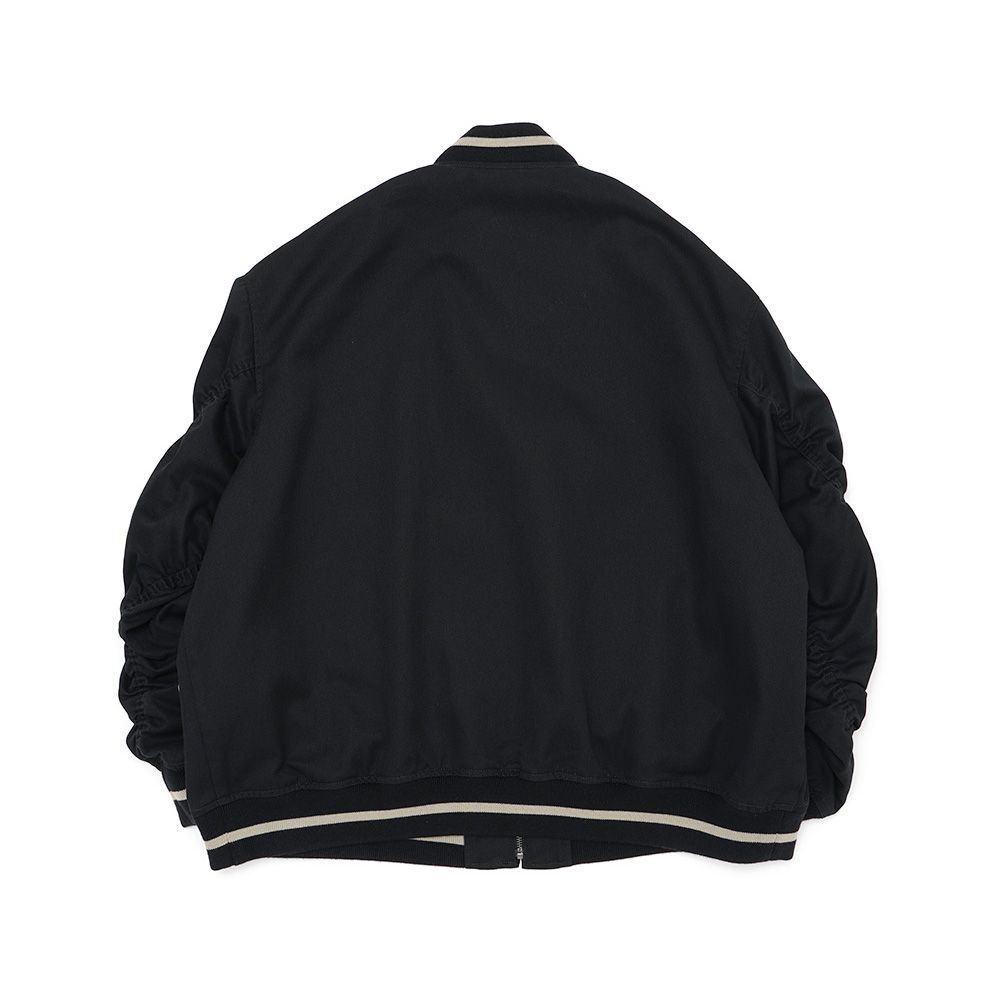 【FACETASM/ファセッタズム】× DICKIES / 7 BARS STADIUM JACKET - BLACK / スタジアムジャケット / KR-JK-M14【メンズ】【送料無料】