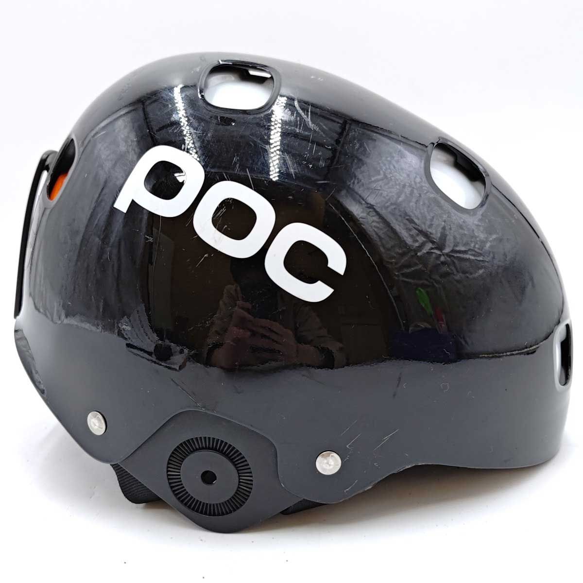 美品 POC SINUSE SL スキーヘルメット ブラック ポック POC Sinuse SL スキー ヘルメット レーシング XL-XXL(59-61cm