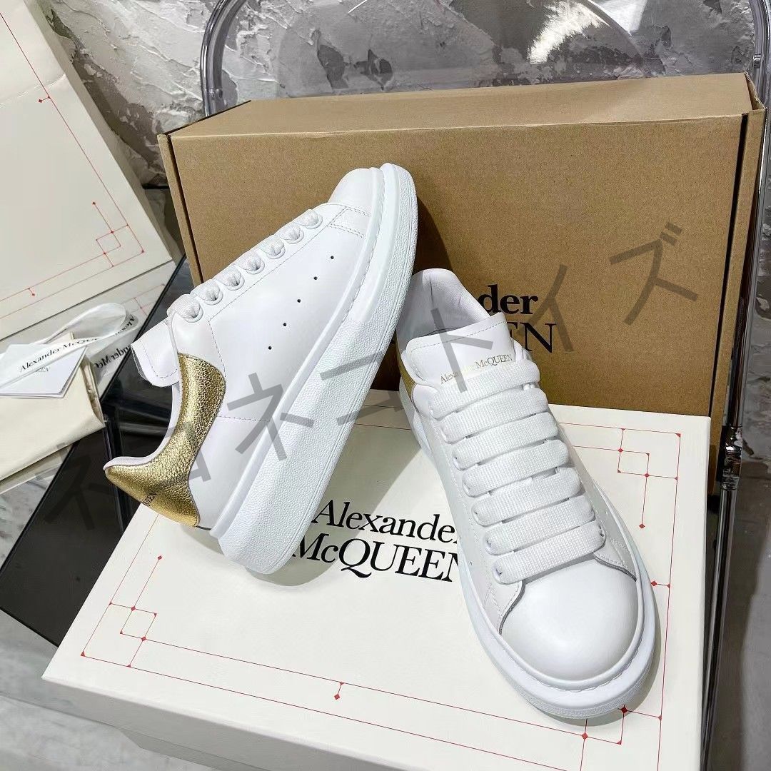 Alexander McQueen アレキサンダーマックイーン 靴  スニーカー レディース/メンズ   厚底   D gold