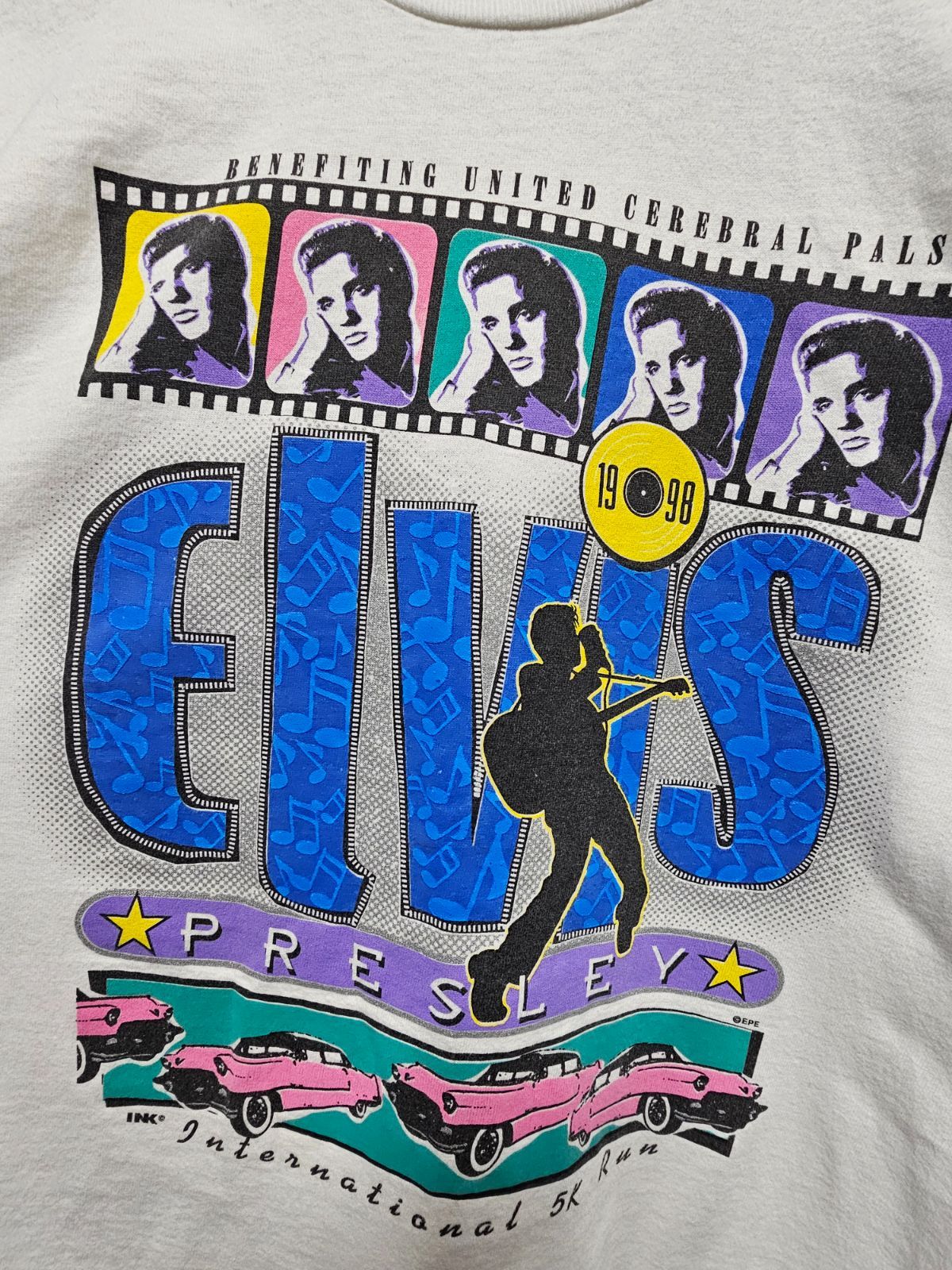 US古着】90s~00s USA製 FRUIT OF THE LOOM Elvis Presley T-Shirt