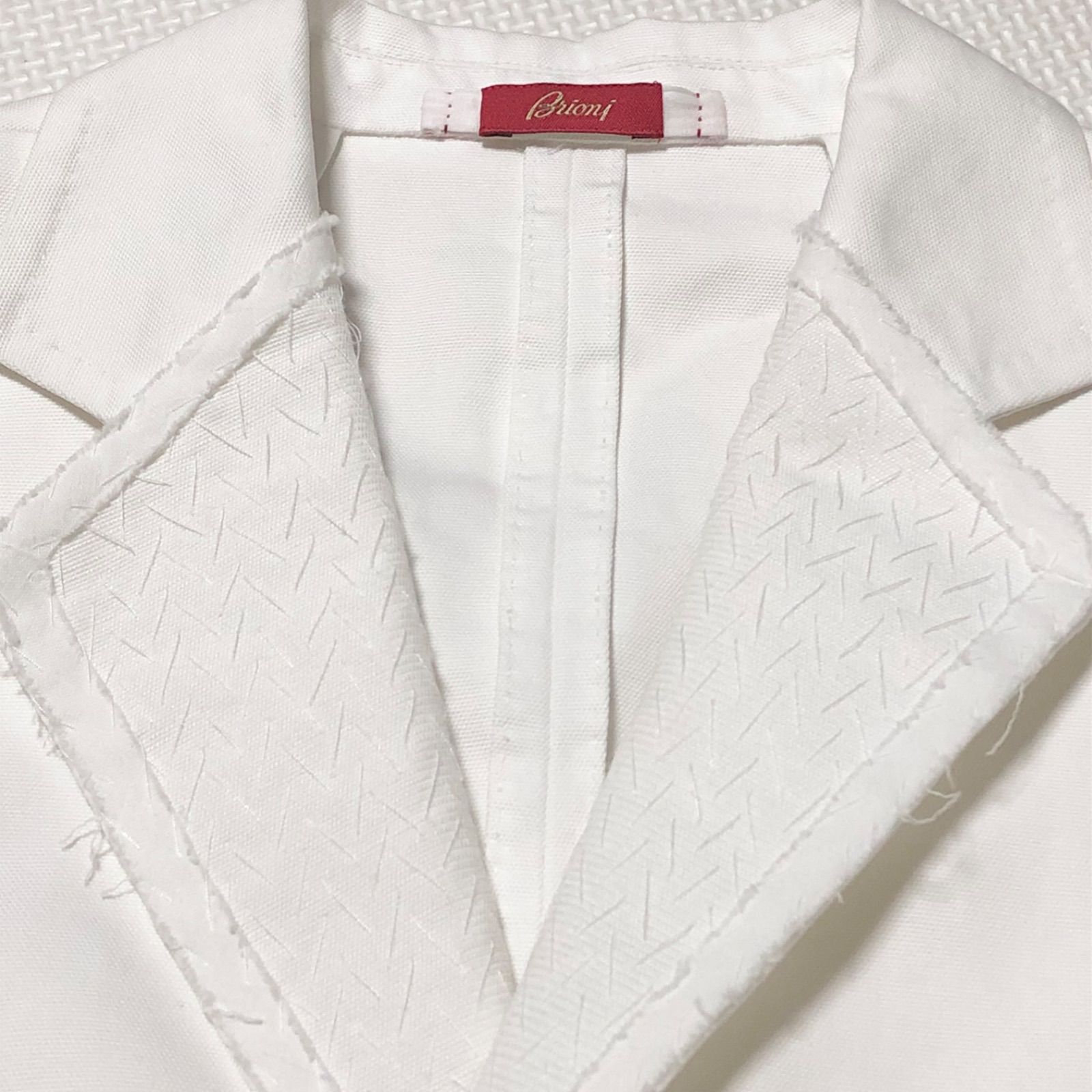 未使用　約46万ブリオーニ brioni 最高級コットンジャージ風ジャケット 未使用 約46万ブリオーニ brioni 最高級コットンジャージ風