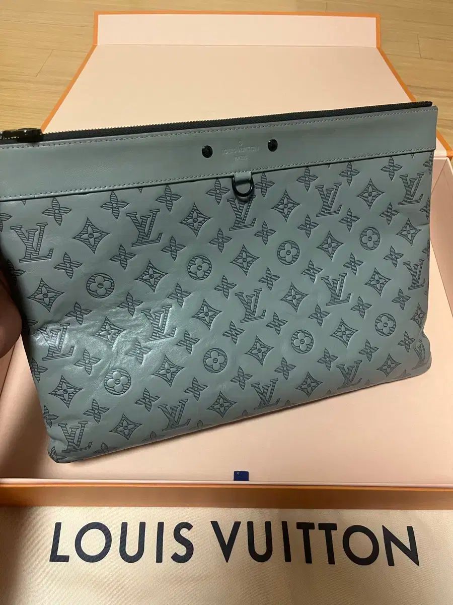 Louis Vuitton ルイヴィトン ポシェット シャドー グレー クラッチ