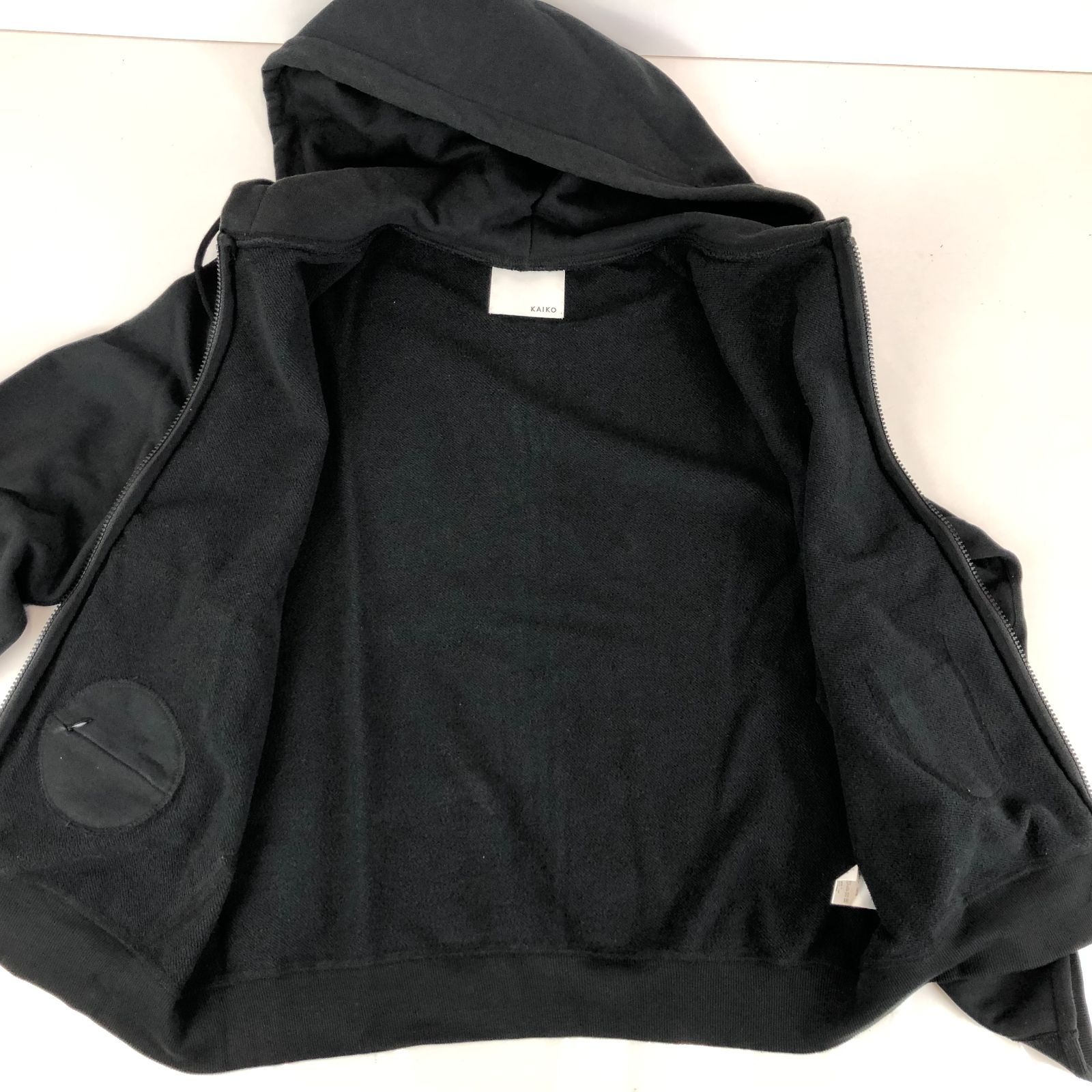 KAIKO ダークグレー フルジップ パーカー KAIKO【カイコー】double zip parka 