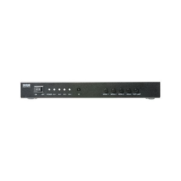サンワダイレクト 画面分割HDMI切替器(4入力1出力 4画面分割 フルHD