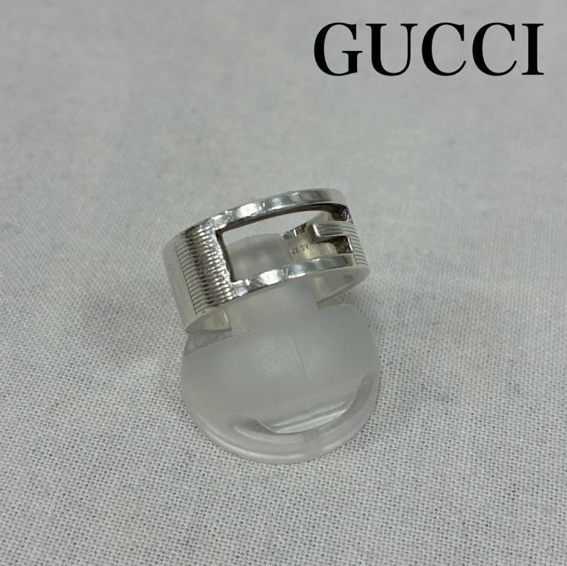 GUCCI グッチ アクセサリー 指輪 ブランデッドG カットアウト