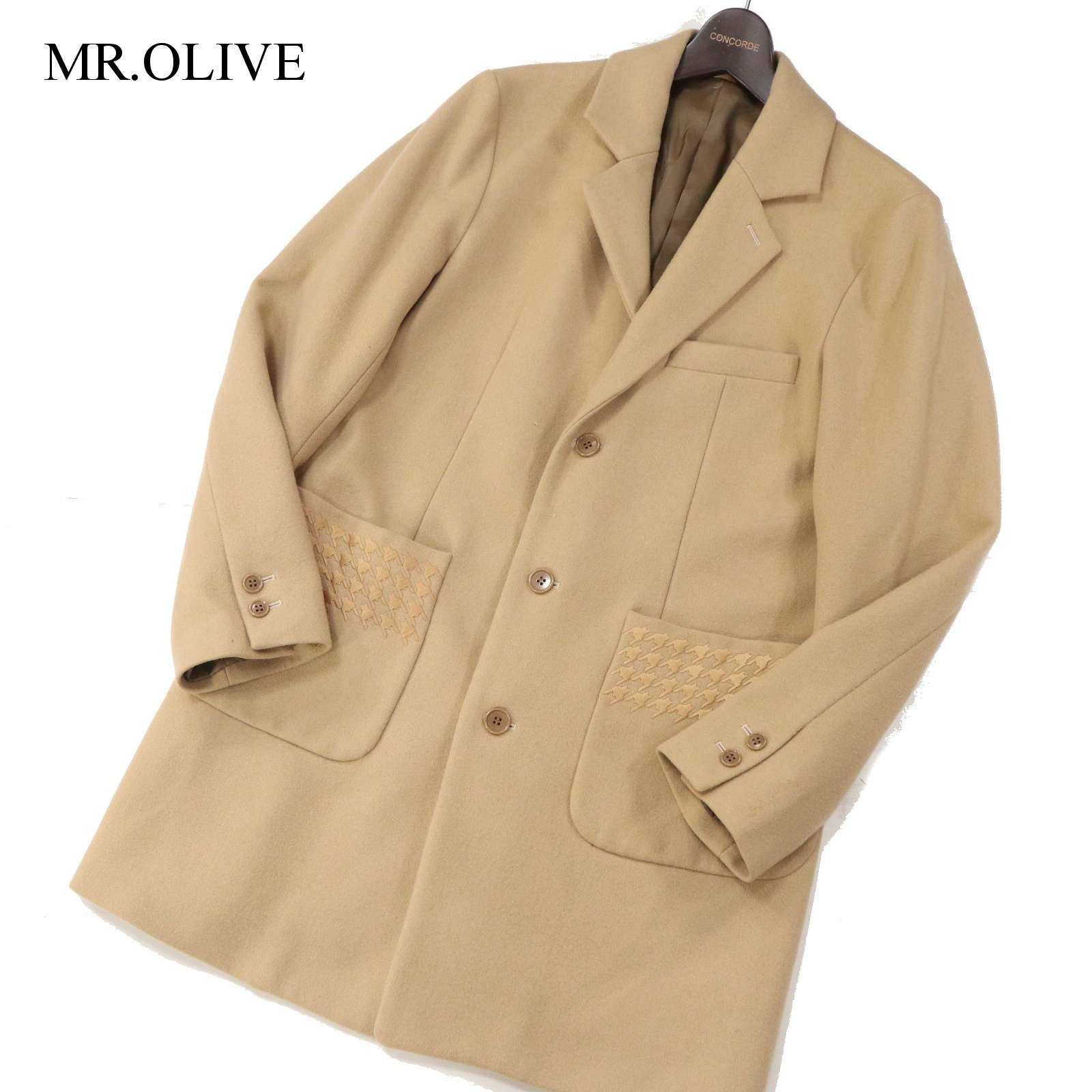 MR.OLIVE ミスターオリーブ 秋冬 千鳥ポケット☆ メルトン ウール 