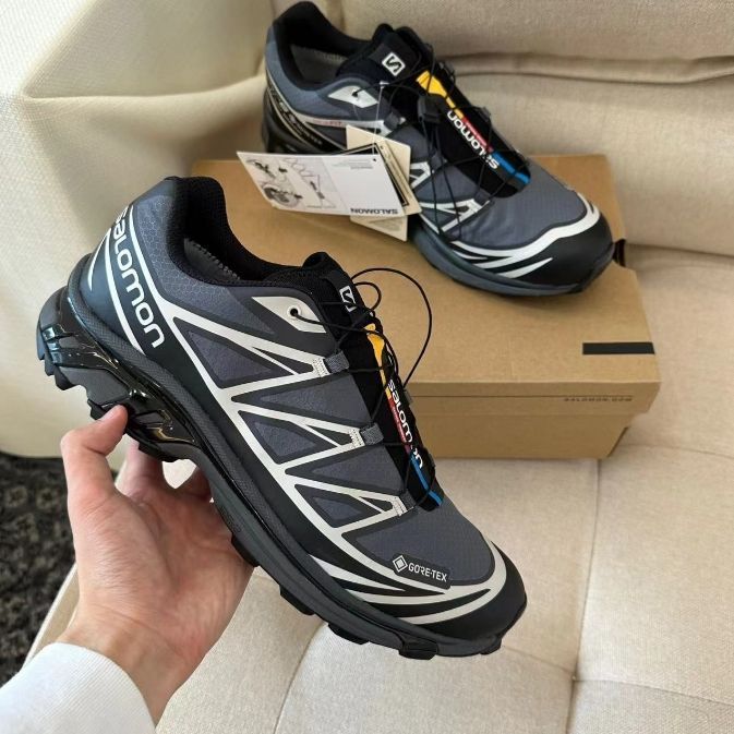 人気 SALOMON サロモン GORE-TEX スニーカー XT-6 箱付 BLACK - メルカリ 