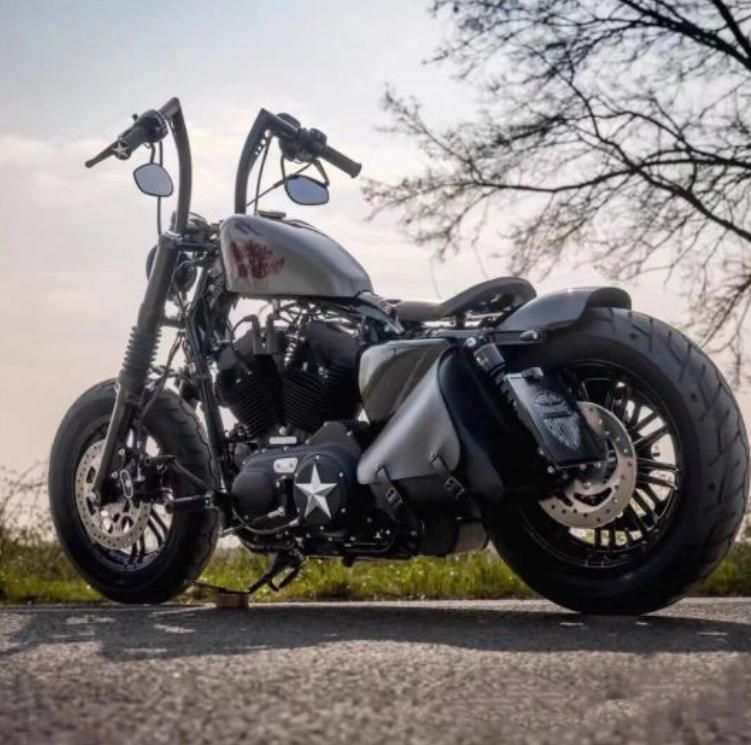 ハーレー883対応 レトロ改装ハンドル 鉄製 変径ドラッグバー 羊角ハンドル クローム&マットブラック 全サイズ対応 WWW_OLIVIERBERNSTEIN_COM