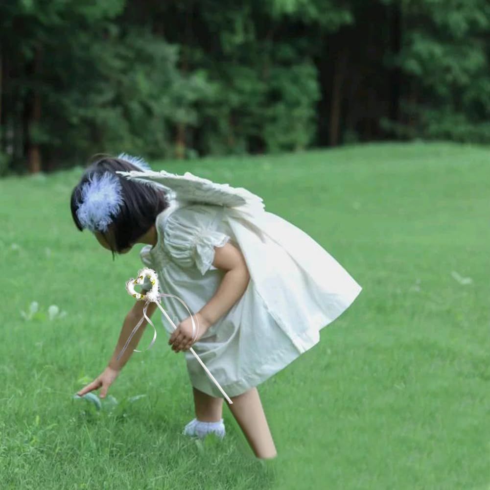 ハロウィン天使エンジェル天使の羽コスプレ3点S仮装キッズ子供 輪っか翼ステッキ白 ハロウィン天使エンジェル天使の羽コスプレ3点S仮装キッズ子供 輪っか