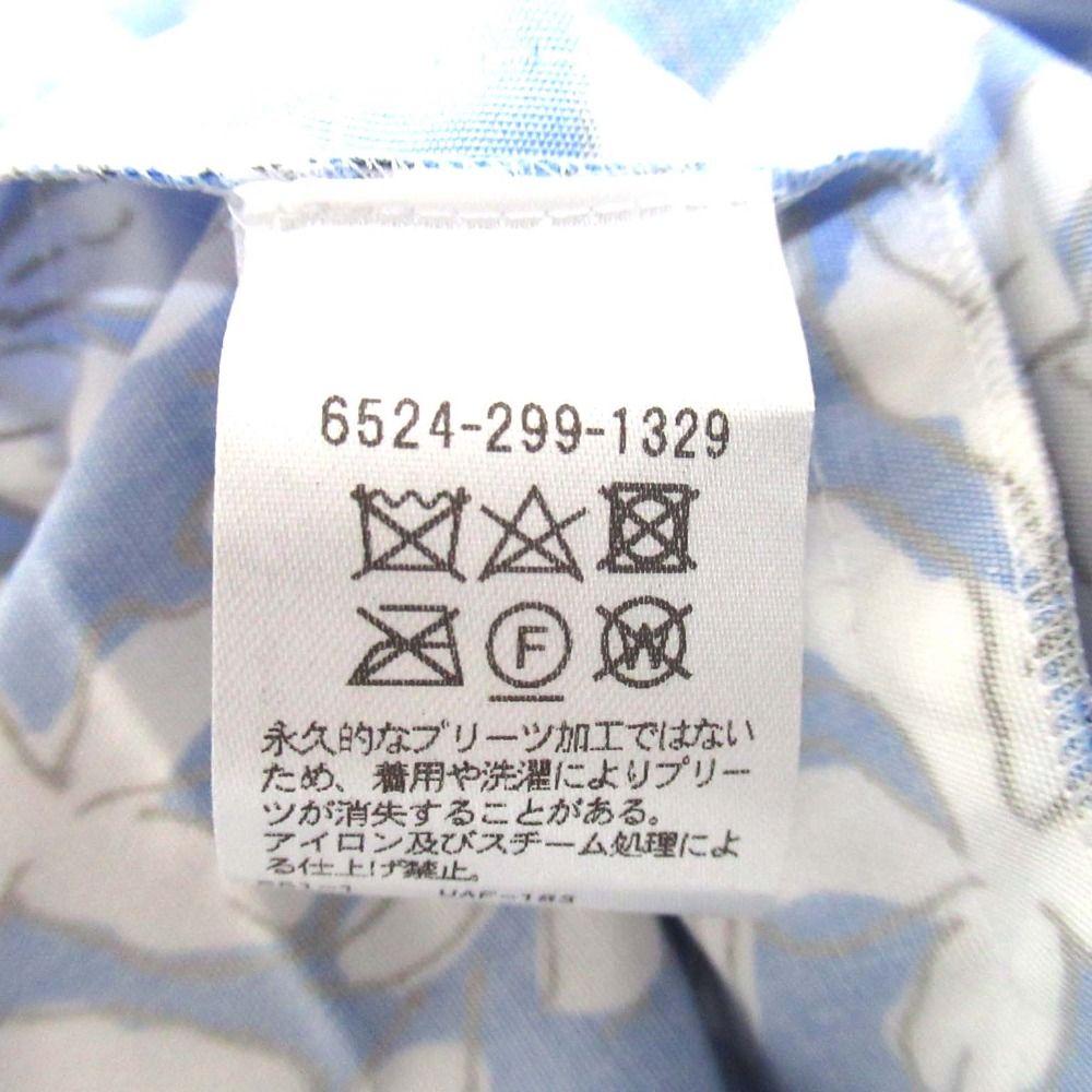 美品 Drawer ドゥロワー フラワー柄 ミモレ丈 ロング丈 プリーツ  