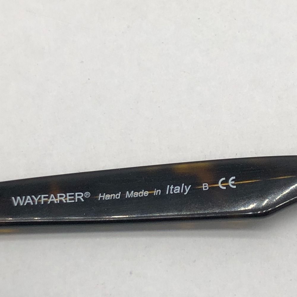 04w0560∞ Ray-Ban レイバン サングラス WAYFARER ウェイファーラー RB2140-F 902 グリーン ポリッシュトートシェル 中古品