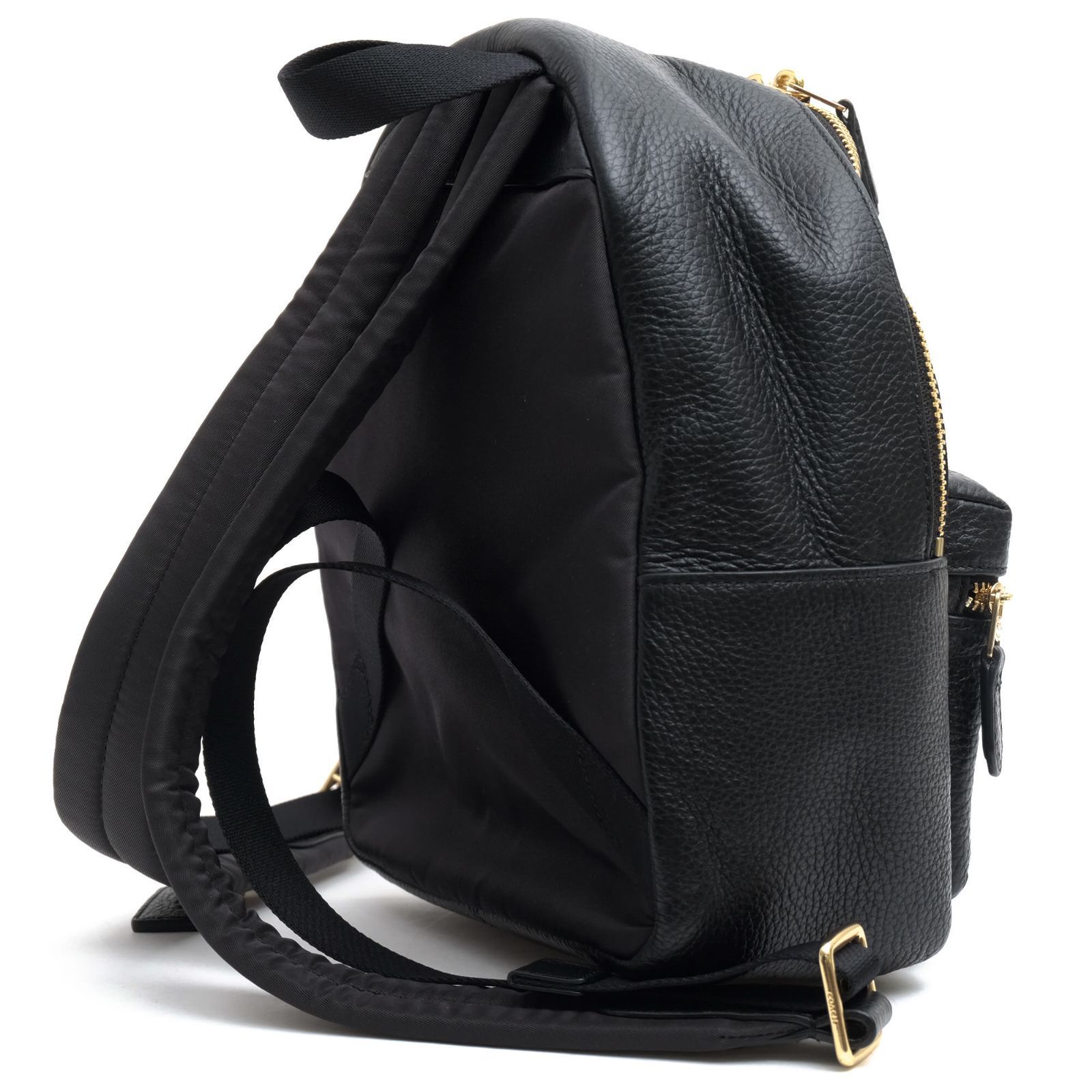 コーチ／COACH リュック バッグ バックパック レディース 女性 女性用レザー 革 本革 ブラック 黒 F38263 Mini Charlie  Backpack in Pebble Leather ミニ チャーリー シボ革 シュリンクレザー - メルカリ