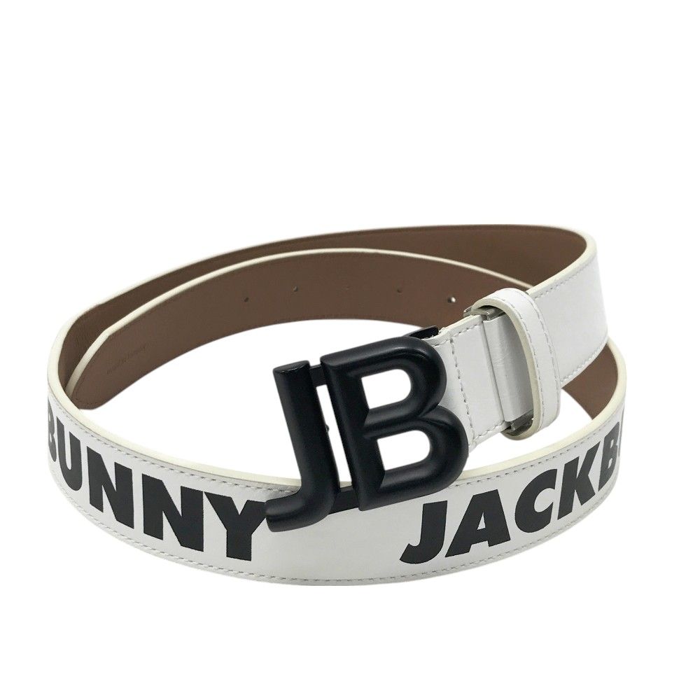 Jack Bunny!! ホワイト ベルト ホワイト ベルト ジャックバニー ゴルフウェア ユニセックス