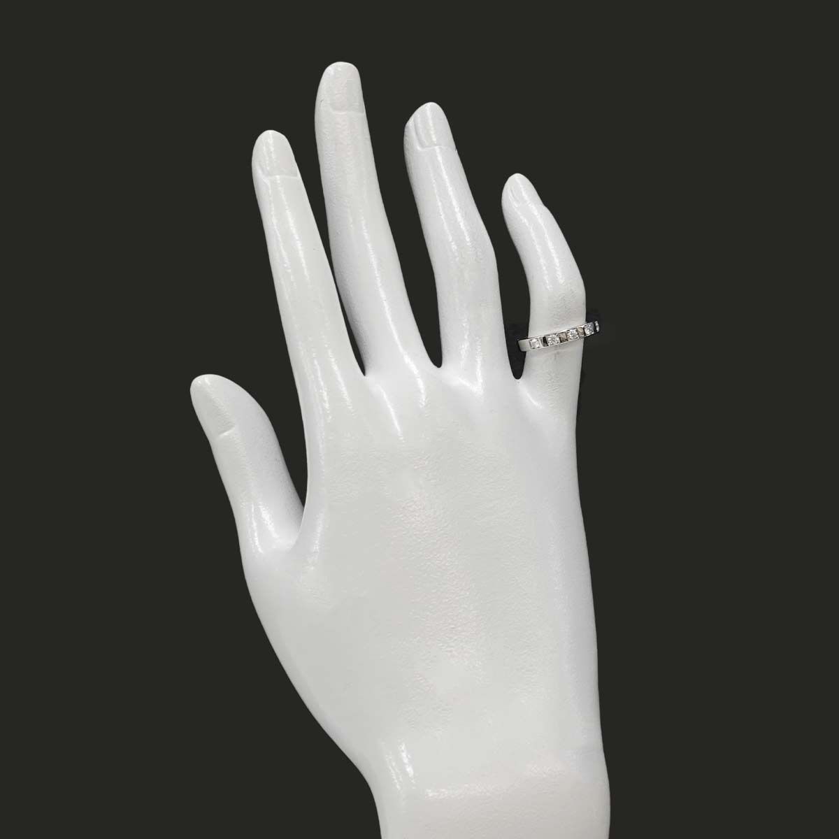 ブルガリ BVLGARI マリーミー 6号 リング ダイヤ 5P Pt プラチナ 指輪  