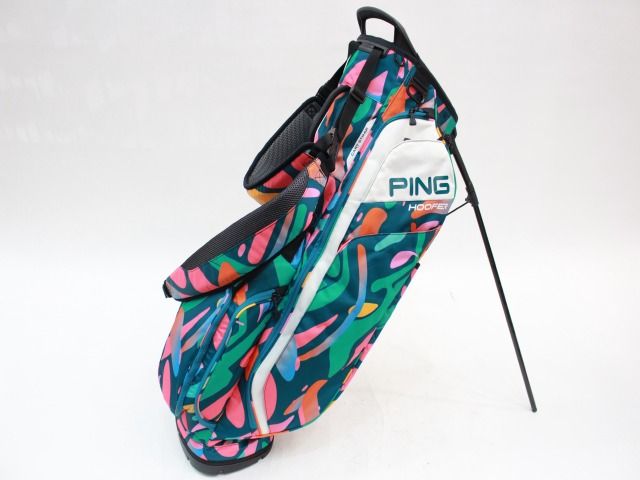 日本未販売【PING】Hoofer Liteスタンドバッグ Tropical Flower