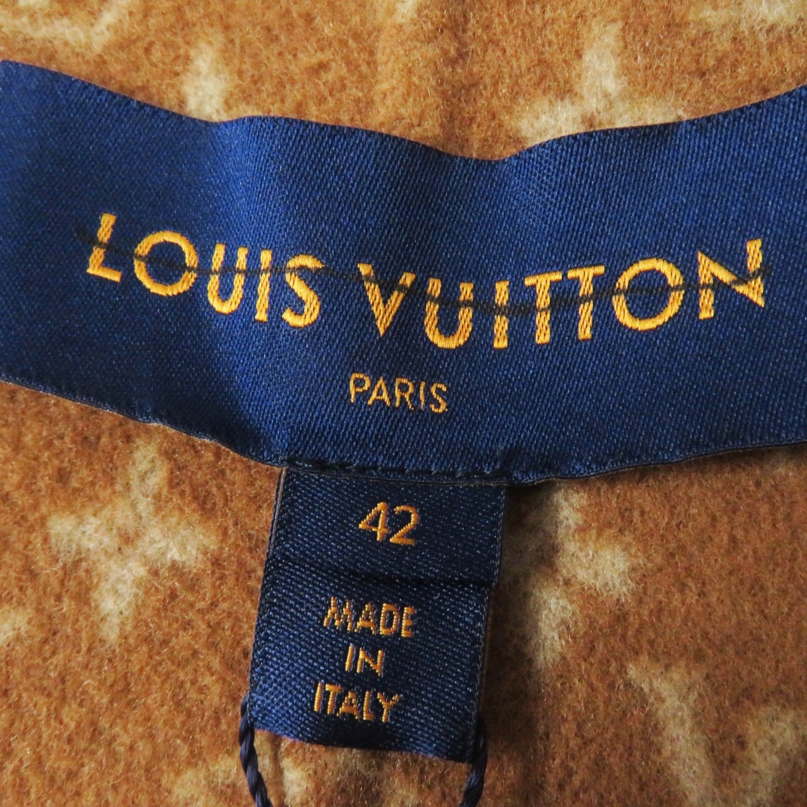 未使用品◎LOUIS VUITTON ルイヴィトン 1A8262 ウール シルク 裏  