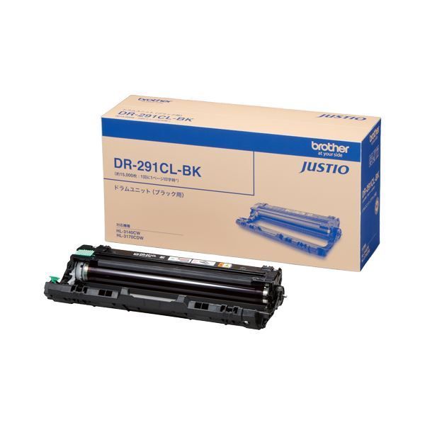  (まとめ）ブラザー BROTHER ドラムユニット ブラック用 DR-291CL-BK 1個【×3セット】 その他