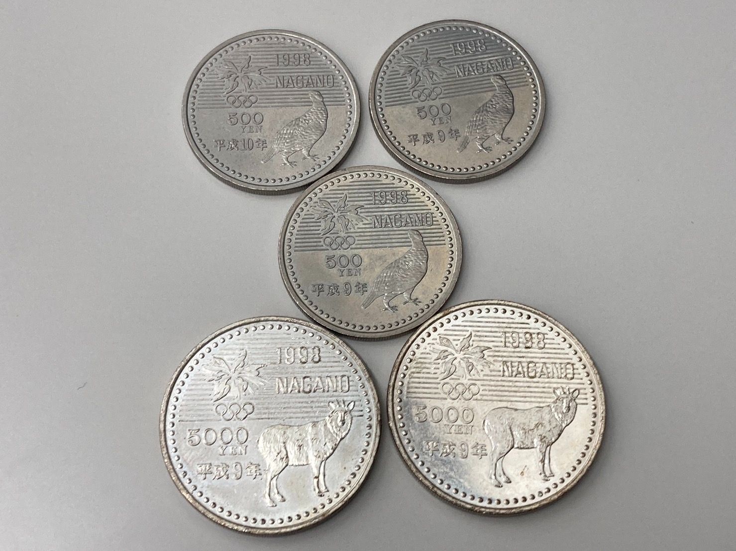 長野オリンピック冬季大会記念 5000円プルーフ硬貨 - 通販 