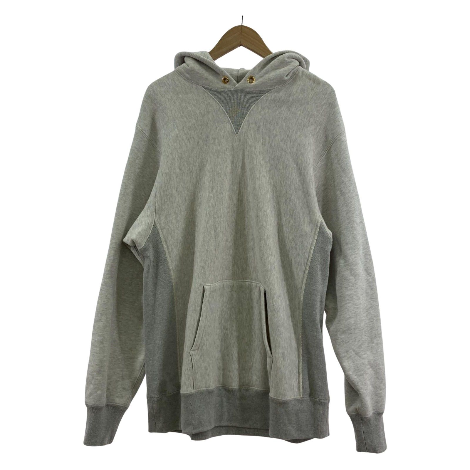 N.HOOLYWOOD×LOOPWHEELER23ss Vガゼット フーディー グレー - メルカリ
