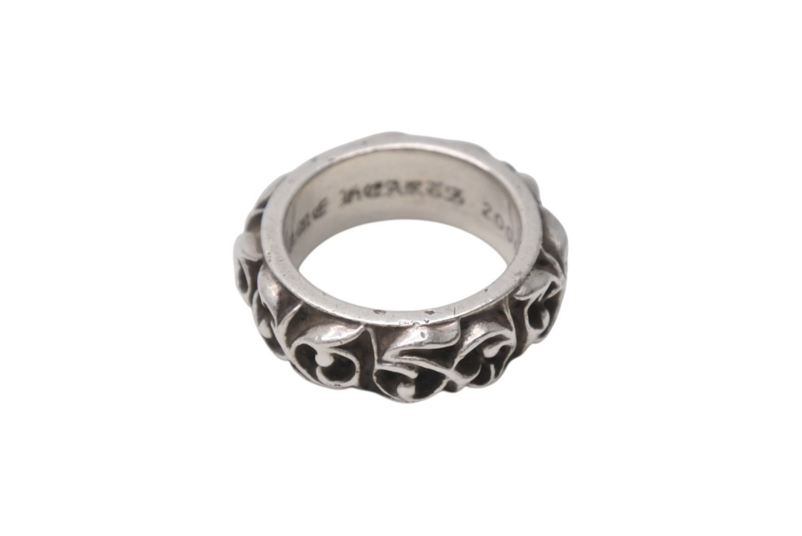 CHROMEHEARTS クロムハーツ エタニティ ヴァイン バンド リング 指輪 アクセサリー シルバー925 12.7g サイズ14号 4b001512
