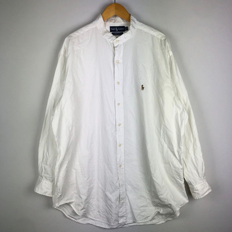品 RALPH LAUREN ラルフローレン BAND COLOR L|S SHIRT バンドカラー ロングスリーブ シャツ 長袖 トップス 147-250929-KS-17-tei