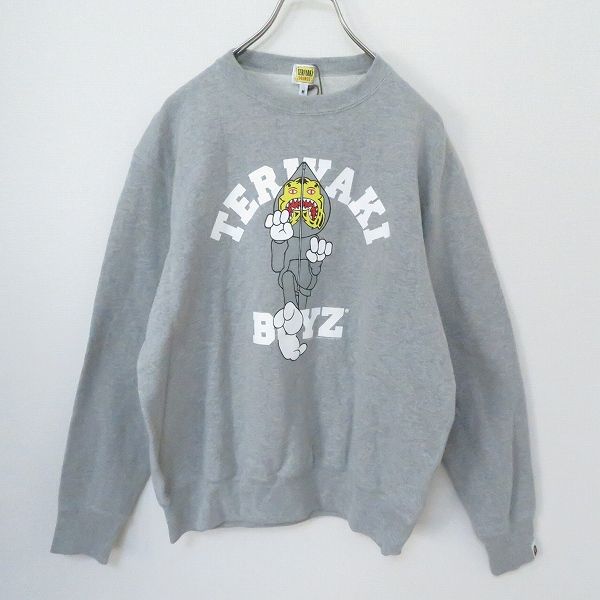 A BATHING APE TERIYAKI BOYZ スウェット A BATHING APE エイプ テリヤキボーイズ ロゴ スウェット トレーナー