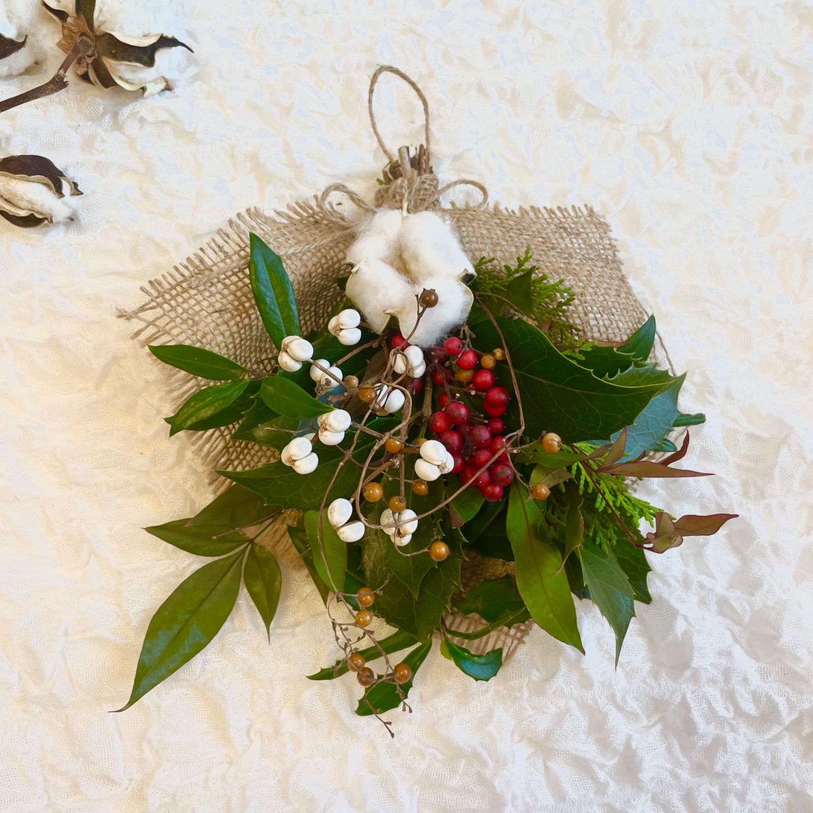 造園屋がお届けします！節分 飾り スワッグ 魔除け 節分飾り 柊