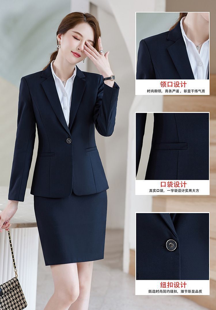 BURBERRY バーバリー スカートスーツ 上下 セットアップ 13 ネイビー系