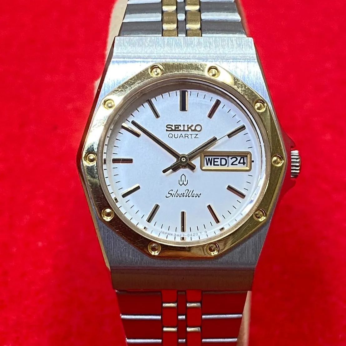✨美品✨】セイコー レディース 腕時計 シルバーウェーブ SEIKO 