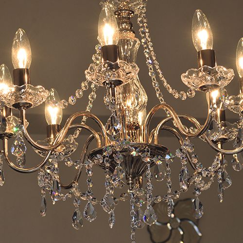 アスフォークリスタル使用 8灯シャンデリアマリーゴールド シャンデリア【マリーゴールド】アスフォークリスタル使用 アスフォー8