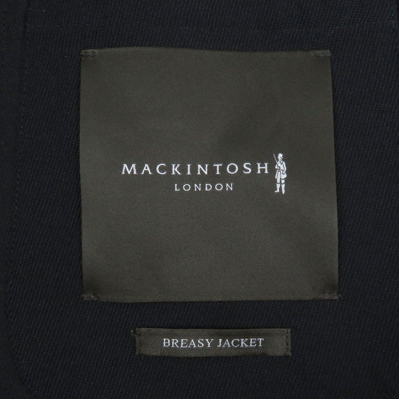 美品★MACKINTOSH LONDON クリーニング済 38 紺 極美品□MACKINTOSH LONDON マッキントッシュ ロンドン 金ボタン