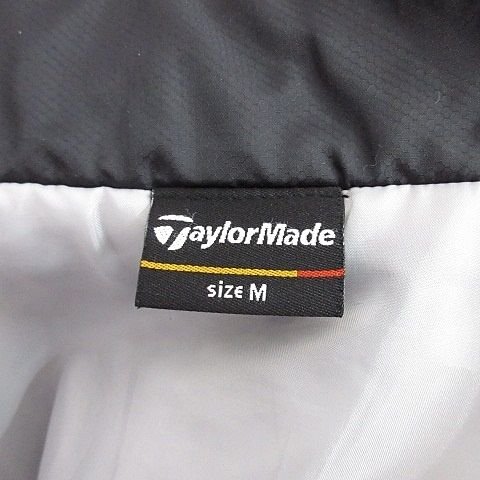 テーラーメイド TaylorMade ゴルフ ジャケット ジャンパー 中綿ジャケット ジップアップ 中綿 ブラック 黒 M - メルカリ