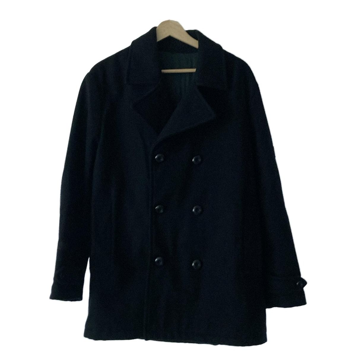 VALENTINO バレンチノ Pコート サイズ48 XL メンズ - 黒 長袖|SEA-SON|冬