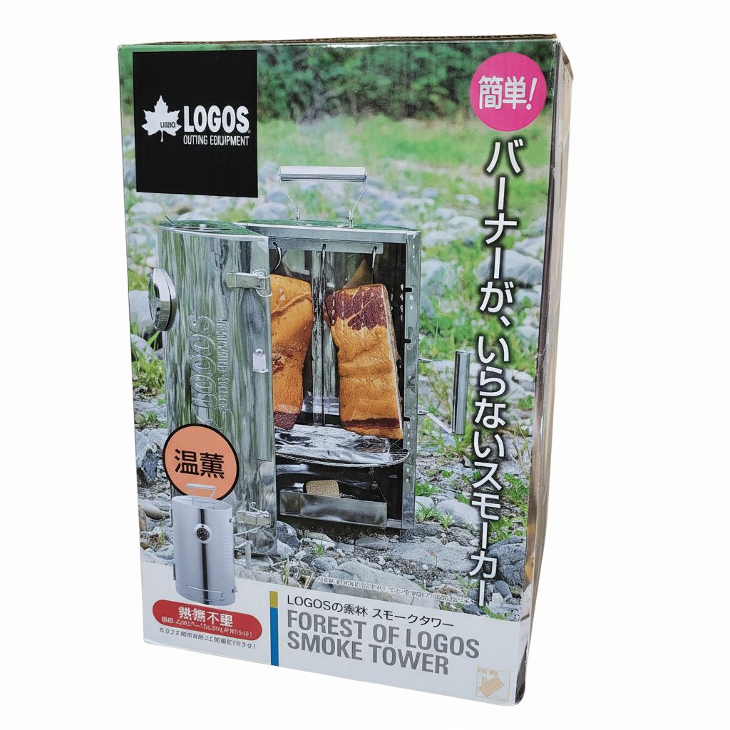 熱源不要|温燻熱燻 LOGOSの森林 スモークタワー 燻製器 キャンプ アウトドア ♥