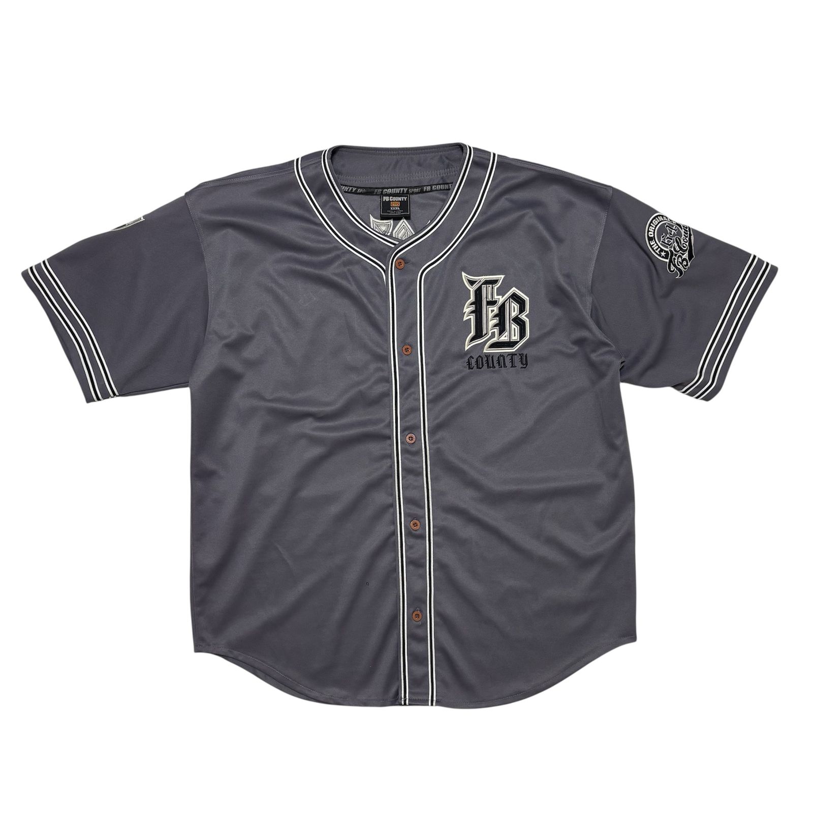 FB County ベースボールシャツ FB COUNTY - FB COUNTY ベースボールシャツ ブラック 2XL