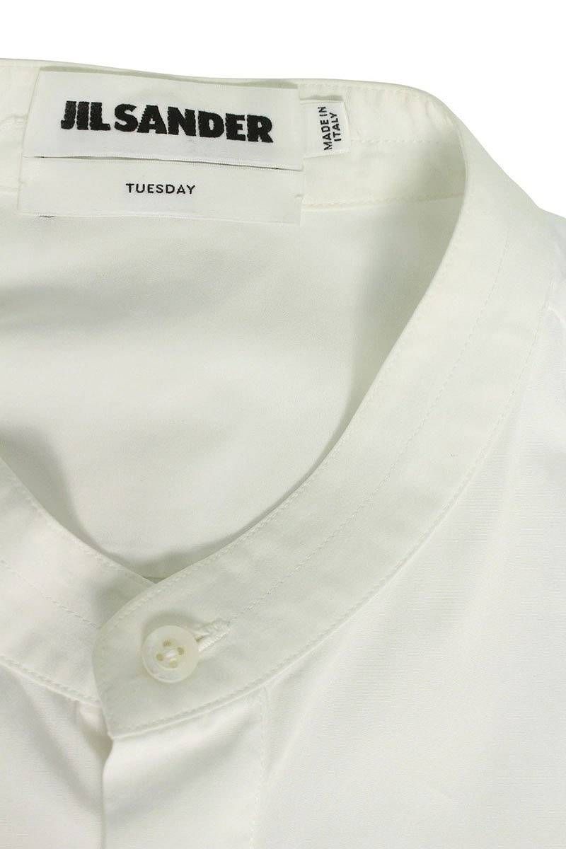 ジルサンダー JSYN600105 バンドカラーコットン長袖シャツ メンズ 38  