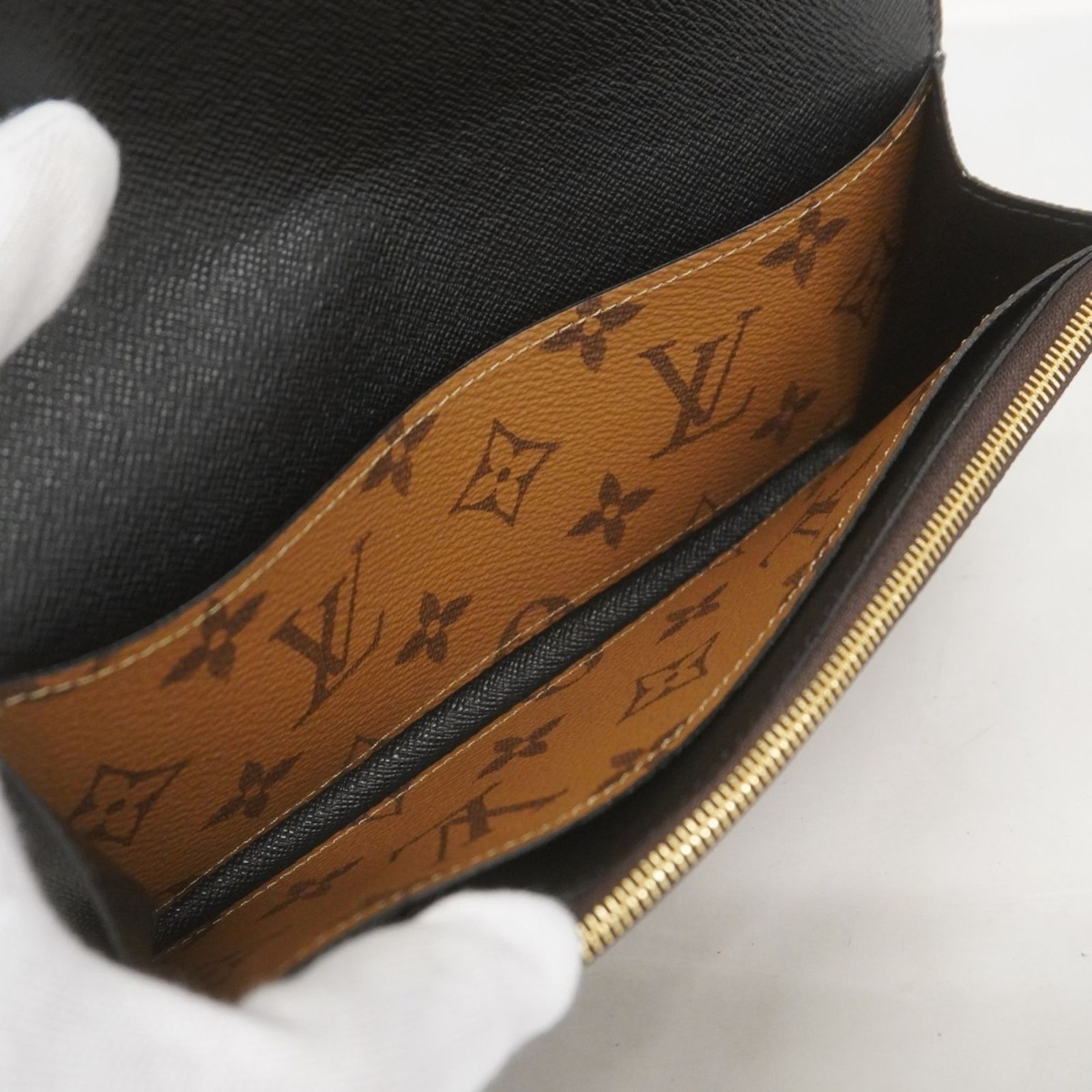 最新モデル✨極美品　 ルイヴィトン ポルトフォイユエミリー モノグラムリバース louis-vuitton--