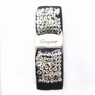 美品】 サルヴァトーレフェラガモ ビジュー バレッタ