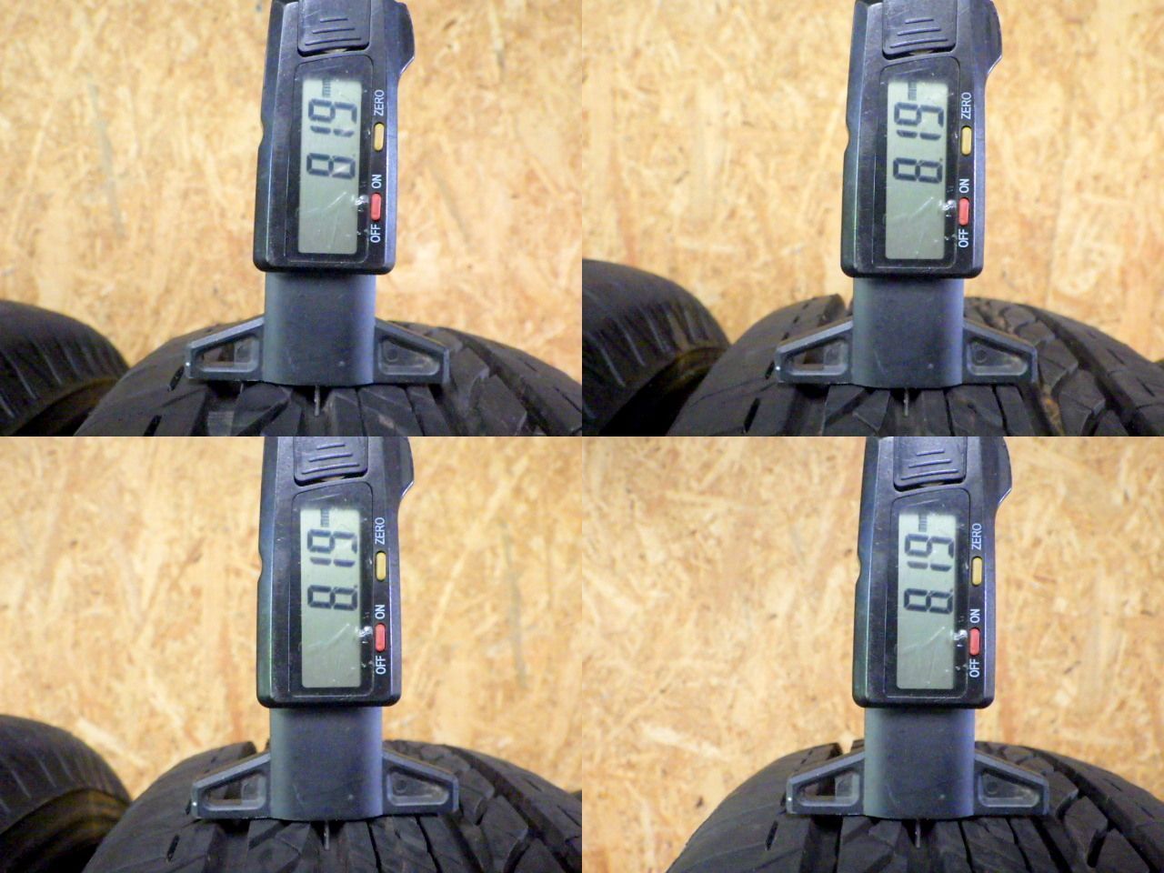 J263 ◆ 製造 約9部山 新車外し◆BS DUELER H L◆195 80R15◆4本