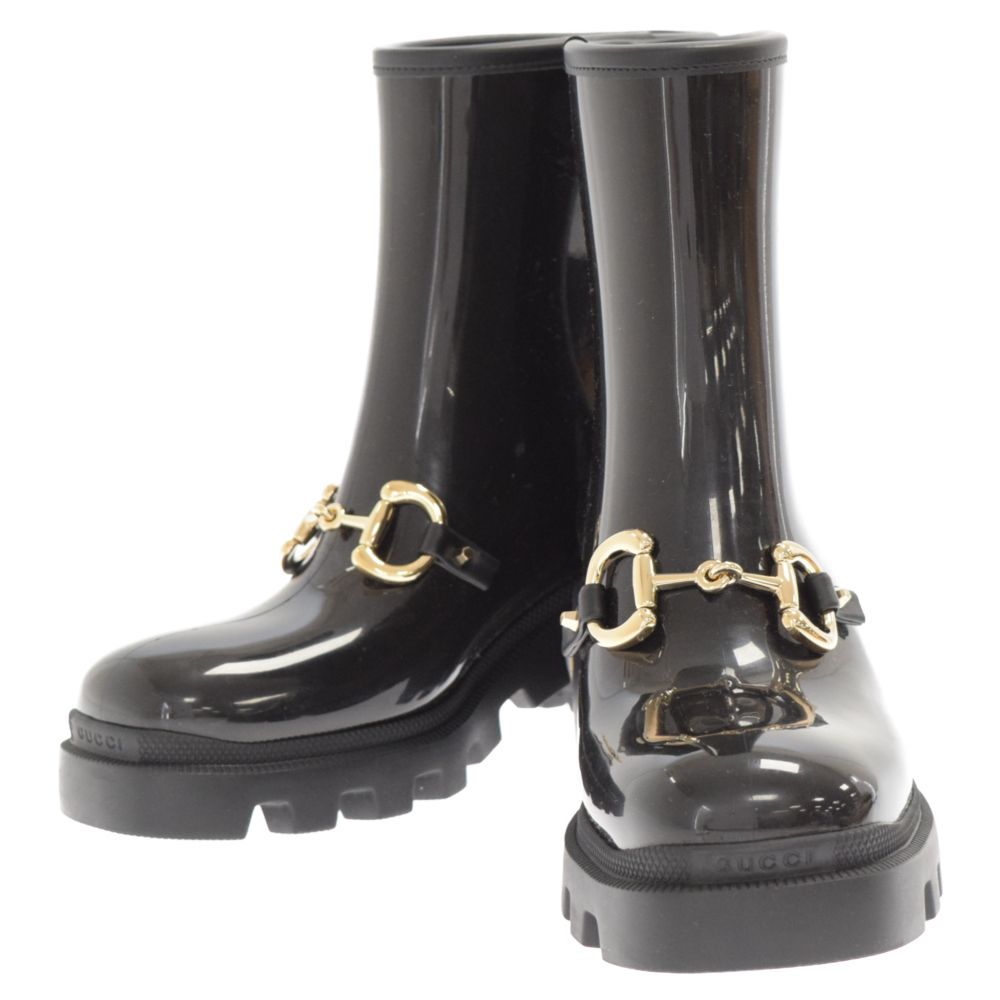 GUCCI (グッチ) Ankle Boots Horsebit 670407 エナメル アンクル