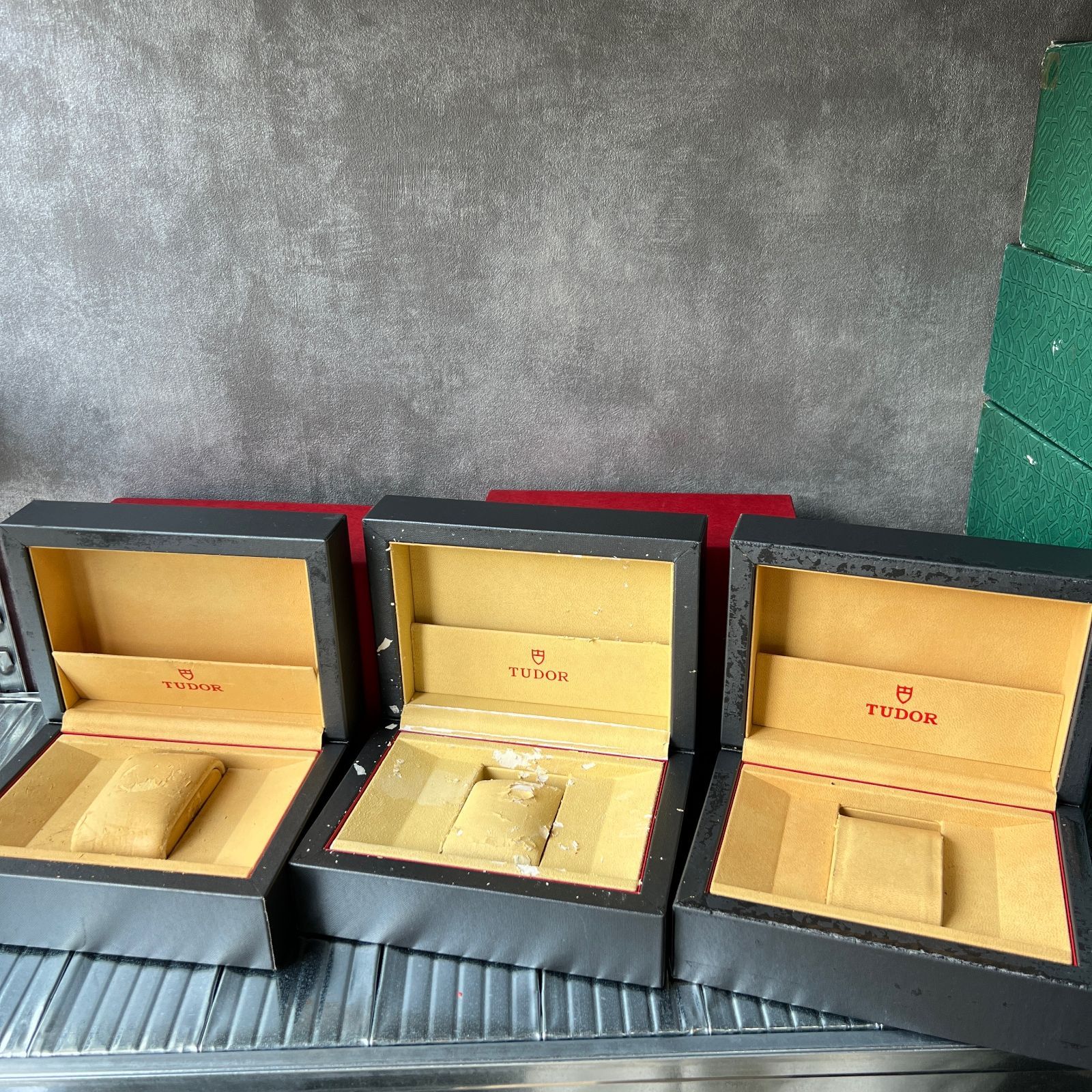チューダー TUDOR 空箱 時計ケース BOX JUNK 劣化あり 3Pセット