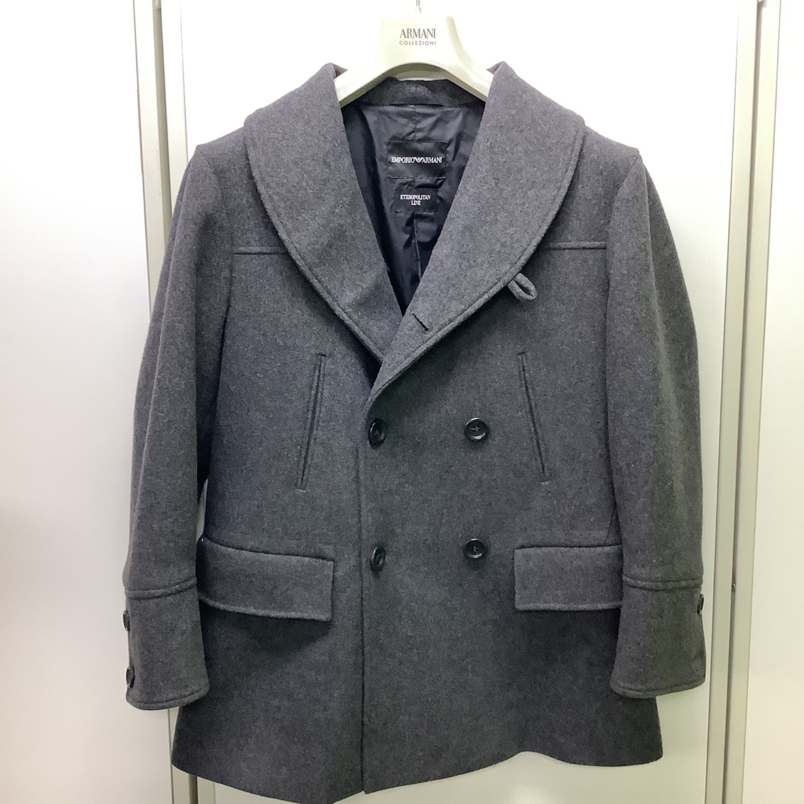 美品】希少サイズ エンポリオアルマーニ ピーコート - メルカリ